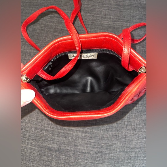 Jay Herbert Vintage Red Shoulder Bag Made in the USA - Picture 2 of 8